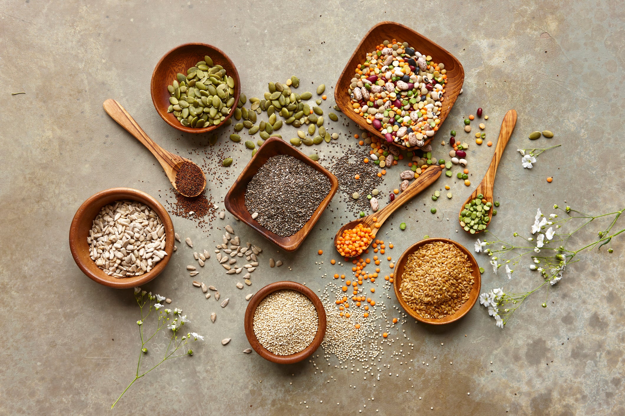 Various super food grains