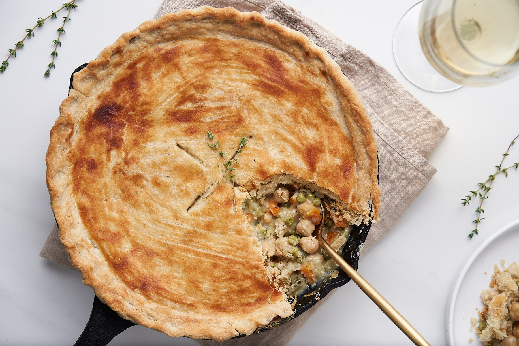 Vegan Chickpea Pot Pie