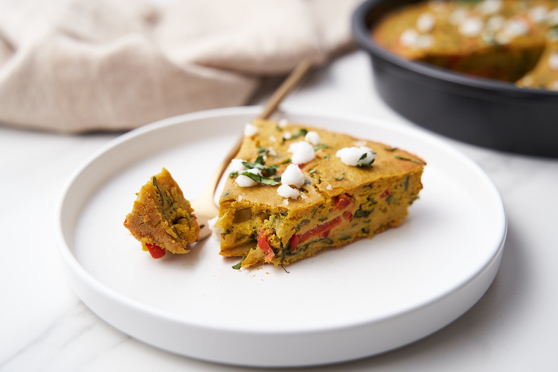 Chickpea Flour Frittata For Under $1 a Serving