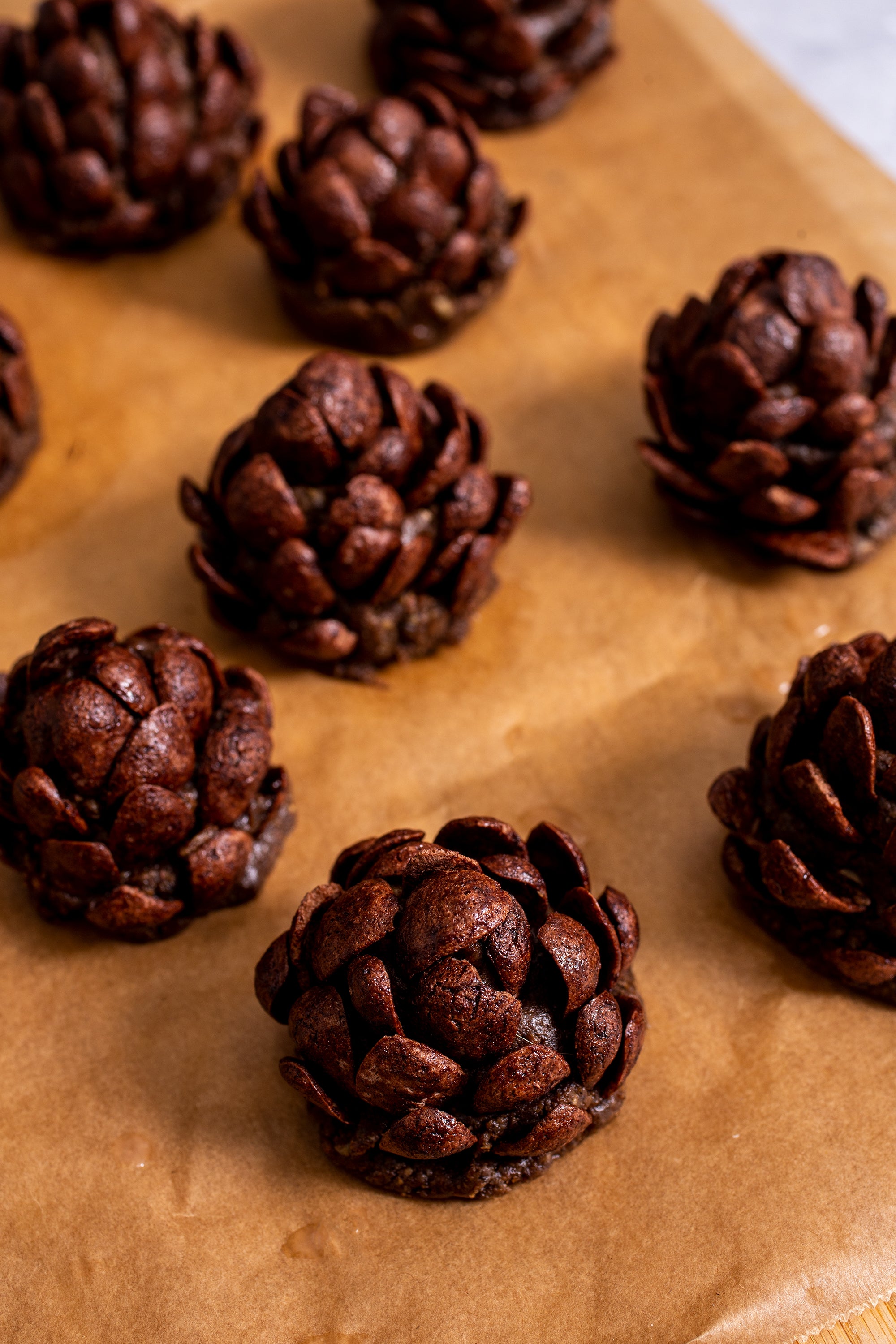 easy vegan pine cone cookie recipe