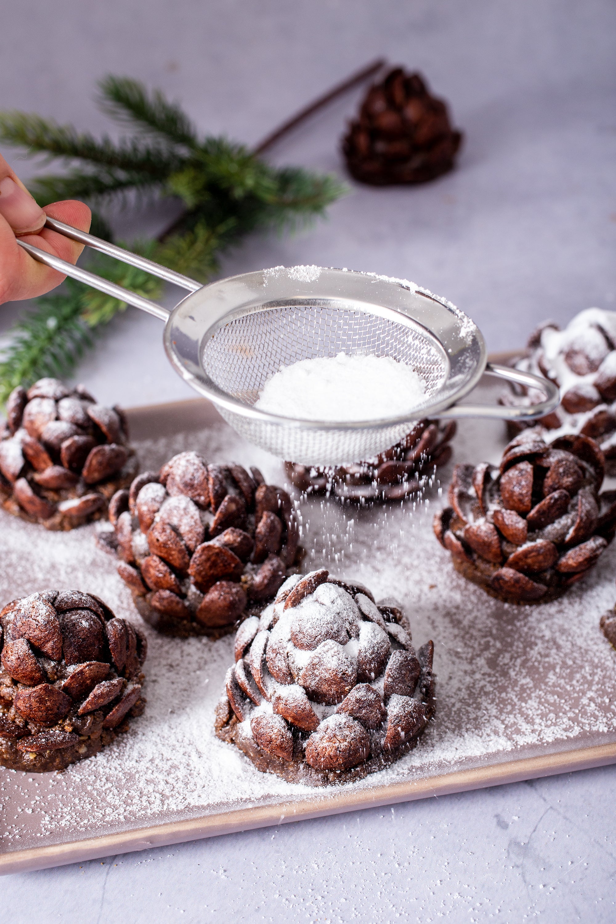 easy vegan pine cone cookie recipe